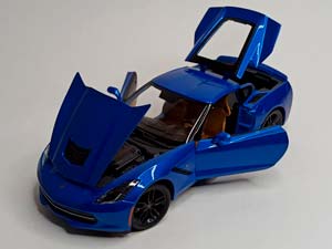 CHEVROLET CORVETTE STINGRAY Z5 1 BLUE 1:18 MAISTO — фото 2