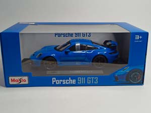 PORSCHE 911 GT3 BLUE 1:18 MAISTO — фото 10