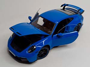 PORSCHE 911 GT3 BLUE 1:18 MAISTO — фото 2