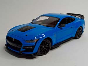 FORD SHELBY GT500 MUSTANG BLUE 1:18 MAISTO