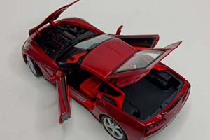 CHEVROLET CORVETTE STINGRAY 2014 RED 1:18 MAISTO — фото 3