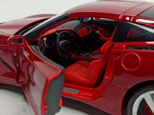 CHEVROLET CORVETTE STINGRAY 2014 RED 1:18 MAISTO — фото 4