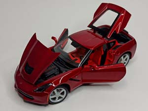CHEVROLET CORVETTE STINGRAY 2014 RED 1:18 MAISTO — фото 2