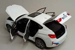 BMW X6M (F16) WHITE 1:18 NOREV LIMITED 200 — фото 3