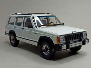 JEEP CHEROKEE WHITE 1:18 AURORA — фото 9