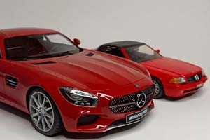 MERCEDES AMG GT RED 1:12 — фото 9