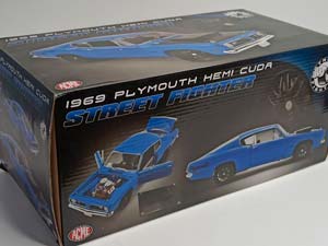 PLYMOUTH HEMI CUDA 1969 ACME/GMP 1:18 — фото 10