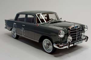 MERCEDES 190D GREY 1964 NOREV 1:18 LIMITED — фото 7