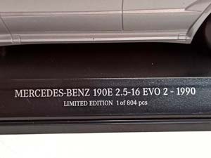 MERCEDES 190E (EVO1) +(EVO2) -2ШТ 1:18 MINICHAMPS — фото 10