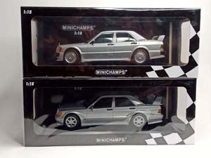 MERCEDES 190E (EVO1) +(EVO2) -2ШТ 1:18 MINICHAMPS — фото 9