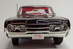 OLDSMOBILE 442 W-30 BLACK 1967 GMP/ACME 1:18 — фото 8