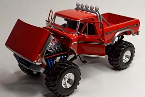 FORD F-250 MONSTER TRUCK 48" TYRES 1:18 — фото 3