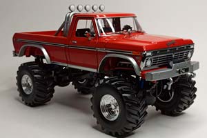 FORD F-250 MONSTER TRUCK 48" TYRES 1:18 — фото 8
