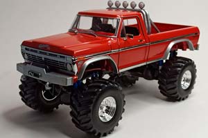 FORD F-250 MONSTER TRUCK 48" TYRES 1:18 — фото 1