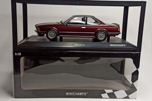 BMW 635CSI (E24) 1982 BROWN 1:18 MINICHAMPS — фото 10