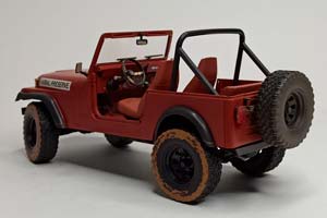 JEEP CJ-7 4X4 "ANIMAL PRESERVE"1:18 GREENLIGHT — фото 4