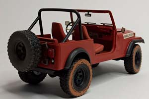 JEEP CJ-7 4X4 "ANIMAL PRESERVE"1:18 GREENLIGHT — фото 7