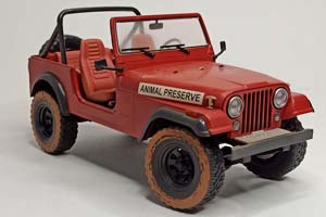 JEEP CJ-7 4X4 "ANIMAL PRESERVE"1:18 GREENLIGHT — фото 8