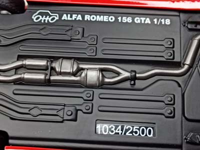 ALFA ROMEO 156 GTA SEDAN 1:18 OTTOMOBILE — фото 9