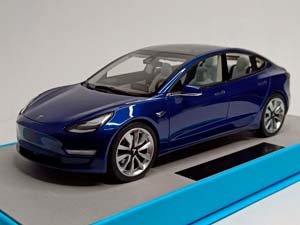 TESLA MODEL 3 BLUE 1:18 ЛИМИТ 500ШТ