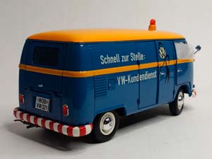 VW VOLKSWAGEN T1B "VW KUNDENDIENST" 1:18 SCHUCO — фото 5