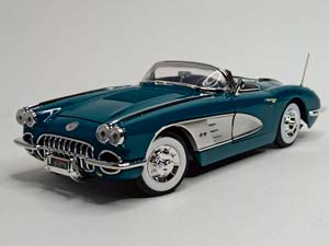 CHEVROLET CORVETTE 1958 GREEN / ШЕВРОЛЕ КОРВЕТ ЗЕЛЕНЫЙ
