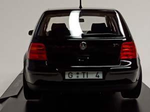 VW VOLKSWAGEN GOLF 4 GTI - 1998 BLACK 1:18 NOREV — фото 6