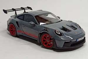 PORSCHE 911 GT3 RS ARCTIC GREY 1:18 NOREV — фото 9