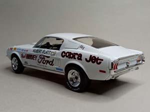 FORD MUSTANG 1968 S/S COBRA JET 1:18 AUTOWORLD — фото 4