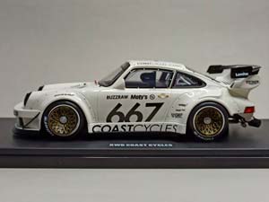 PORSCHE 911 (964) 2020 RWB COAST CYCLES 1:18 — фото 3