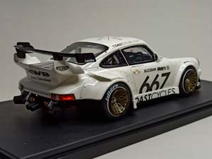 PORSCHE 911 (964) 2020 RWB COAST CYCLES 1:18 — фото 5