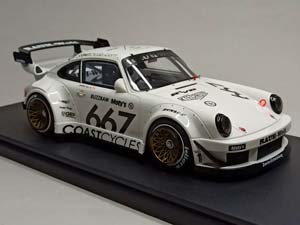 PORSCHE 911 (964) 2020 RWB COAST CYCLES 1:18 — фото 6