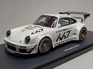 PORSCHE 911 (964) 2020 RWB COAST CYCLES 1:18 — фото 2