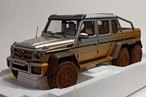 MERCEDES G63 AMG 6X6 ГРЯЗНАЯ ВЕРСИЯ 1:18 AUTOART
