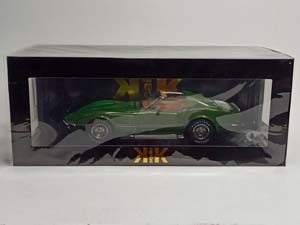 CHEVROLET CORVETTE C3 1972 GREEN KK SCALE 1:18 — фото 9