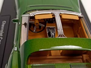 CHEVROLET CORVETTE C3 1972 GREEN KK SCALE 1:18 — фото 5