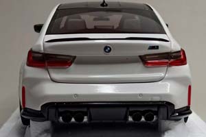 BMW M3 -2020 WHITE 1:18 MINICHAMPS — фото 4