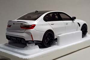 BMW M3 -2020 WHITE 1:18 MINICHAMPS — фото 6