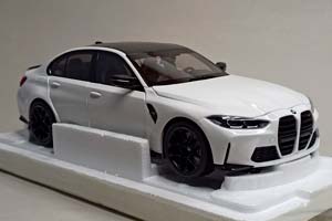 BMW M3 -2020 WHITE 1:18 MINICHAMPS — фото 9