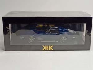 CHEVROLET CORVETTE C3 - 1972 BLUE KK SCALE 1:18 — фото 10