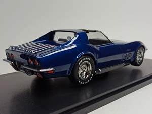 CHEVROLET CORVETTE C3 - 1972 BLUE KK SCALE 1:18 — фото 6
