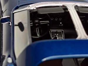 CHEVROLET CORVETTE C3 - 1972 BLUE KK SCALE 1:18 — фото 7