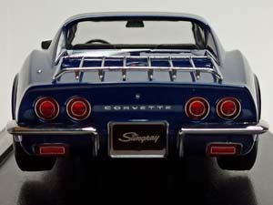 CHEVROLET CORVETTE C3 - 1972 BLUE KK SCALE 1:18 — фото 2