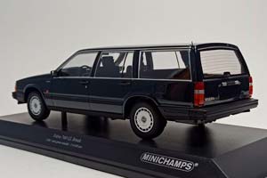VOLVO 740 GL BREAK-1986 BLUE-GREEN 1:18 MINICHAMPS — фото 4