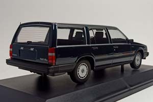 VOLVO 740 GL BREAK-1986 BLUE-GREEN 1:18 MINICHAMPS — фото 6