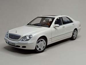 MERCEDES S600 - 1998 (W220) WHITE 1:18 NOREV