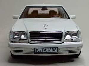 MERCEDES S320 (W140) WHITE 1:18 NOREV — фото 3