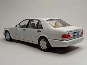 MERCEDES S320 (W140) WHITE 1:18 NOREV — фото 4