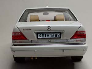 MERCEDES S320 (W140) WHITE 1:18 NOREV — фото 7