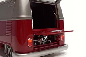 VW VOLKSWAGEN T1 LOWRIDER 1:18 SCHUCO — фото 4
